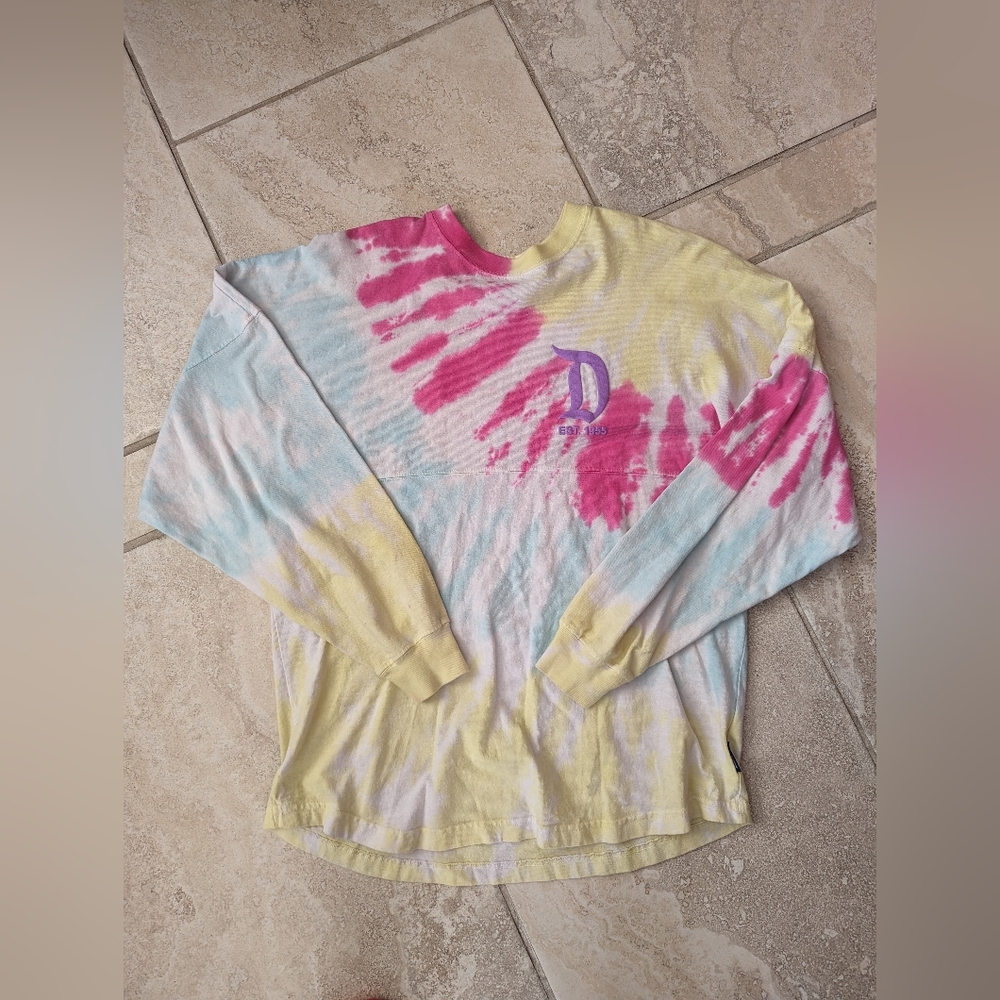 Disneyland resort Spirit Jersey Tie Dye size small